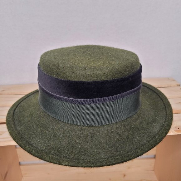 Capo Green Wool Hat size 7 MED - Picture 3 of 12